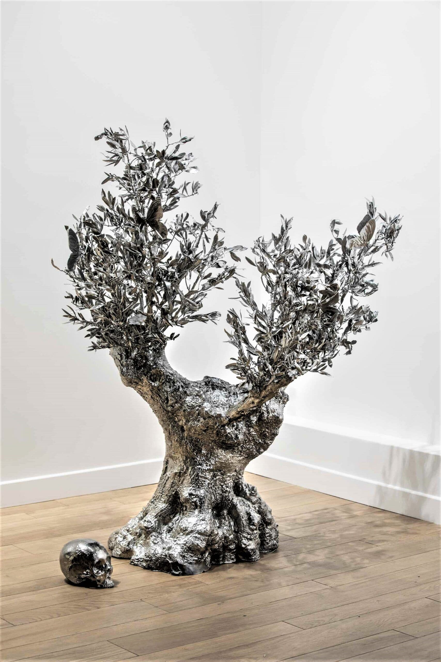 silver Bronze Olive Tree - PHILIPPE PASQUA